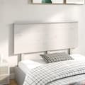 Miniatyrbilde 3 av 6: vidaXL Sengegavl hvit 144x6x82,5 cm heltre furu