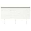 Miniatyrbilde 2 av 6: vidaXL Sengegavl hvit 144x6x82,5 cm heltre furu