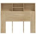 Miniatyrbilde 5 av 9: vidaXL Sengegavlskap sonoma eik 120x19x103,5 cm