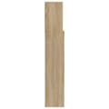 Miniatyrbilde 9 av 9: vidaXL Sengegavlskap sonoma eik 120x19x103,5 cm