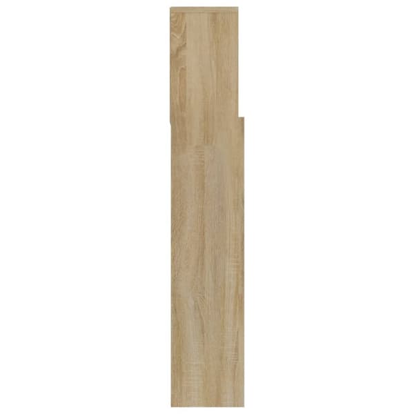 vidaXL Sengegavlskap sonoma eik 120x19x103,5 cm