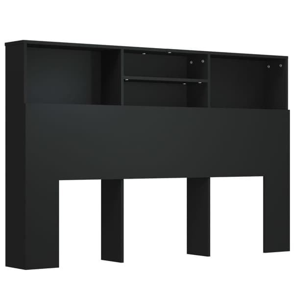 vidaXL Sengegavlskap svart 160x19x103,5 cm