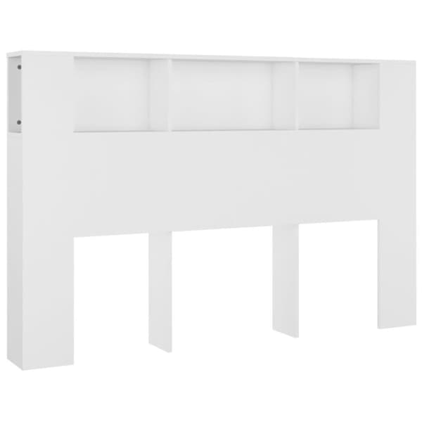 vidaXL Sänggavel med förvaring vit 160x18,5x104,5 cm