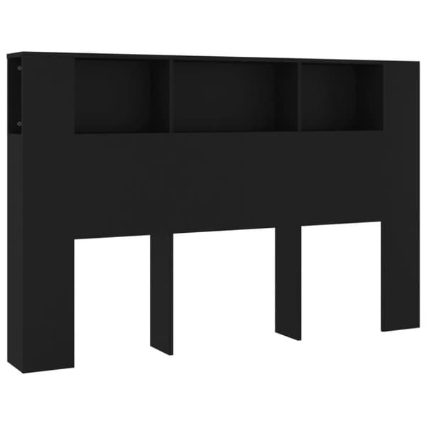 vidaXL Sengegavlskap svart 160x18,5x104,5 cm