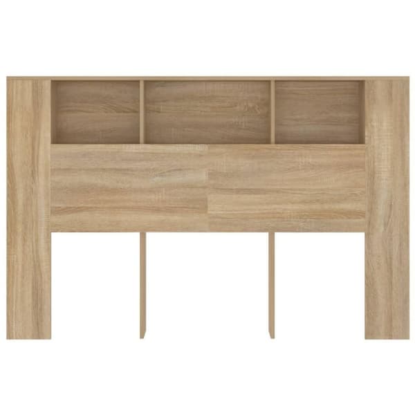 vidaXL Sengegavlskap sonoma eik 160x18,5x104,5 cm