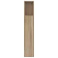 Miniatyrbilde 5 av 8: vidaXL Sengegavlskap sonoma eik 160x18,5x104,5 cm