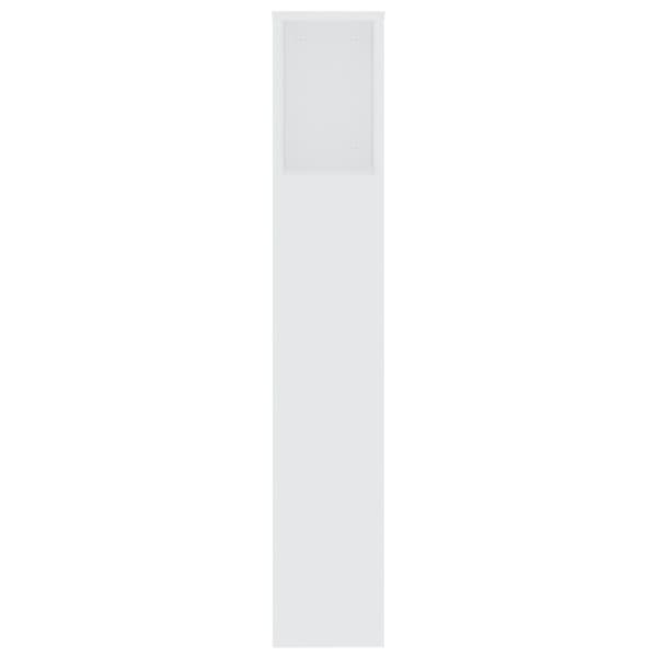 vidaXL Sengegavlskap hvit 200x18,5x104,5 cm