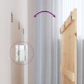 Miniatyrbilde 6 av 8: vidaXL Veggmontert hodegavl 140x3x90 cm heltre furu