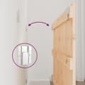 Miniatyrbilde 6 av 8: vidaXL Veggmontert hodegavl 108x3x60 cm heltre furu