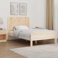 Miniatyrbilde 1 av 8: vidaXL Veggmontert hodegavl 108x3x60 cm heltre furu