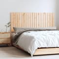 Miniatyrbilde 1 av 8: vidaXL Veggmontert hodegavl 147x3x60 cm heltre furu