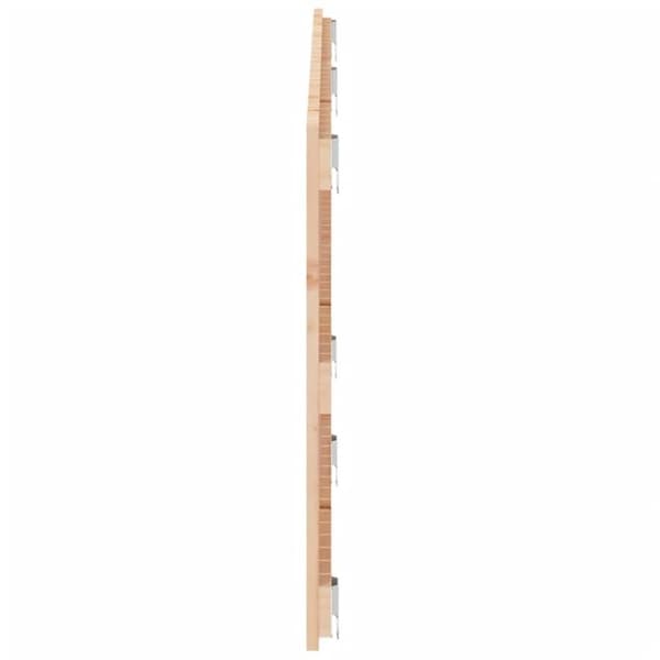 vidaXL Veggmontert hodegavl 166x3x60 cm heltre furu