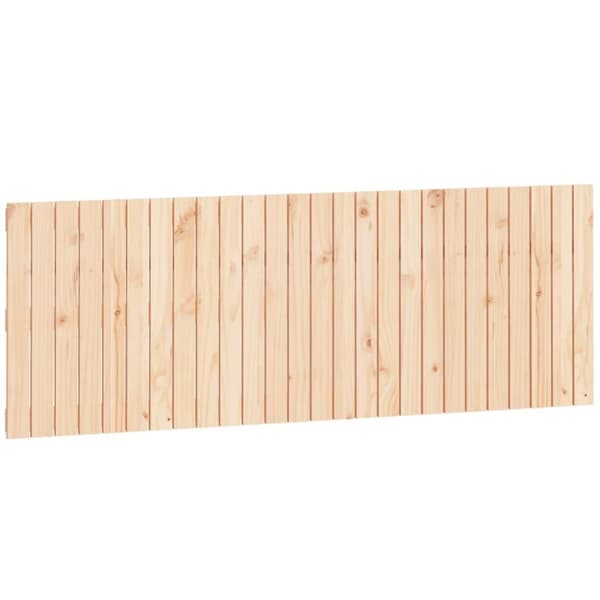 vidaXL Veggmontert hodegavl 166x3x60 cm heltre furu