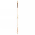 Miniatyrbilde 5 av 10: vidaXL Veggmontert hodegavl 146,5x3x110 cm heltre furu