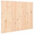 Miniatyrbilde 1 av 10: vidaXL Veggmontert hodegavl 146,5x3x110 cm heltre furu