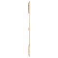 Miniatyrbilde 5 av 10: vidaXL Veggmontert hodegavl 159,5x3x110 cm heltre furu