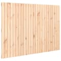 Miniatyrbilde 1 av 10: vidaXL Veggmontert hodegavl 159,5x3x110 cm heltre furu