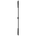 Miniatyrbilde 5 av 10: vidaXL Veggmontert sengegavl svart 140x3x110 cm heltre furu