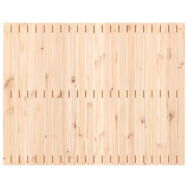 vidaXL Veggmontert hodegavl 140x3x110 cm heltre furu