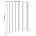 Miniatyrbilde 8 av 10: vidaXL Veggmontert hodegavl honningbrun 108x3x110 cm heltre furu