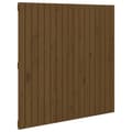 Miniatyrbilde 1 av 10: vidaXL Veggmontert hodegavl honningbrun 108x3x110 cm heltre furu