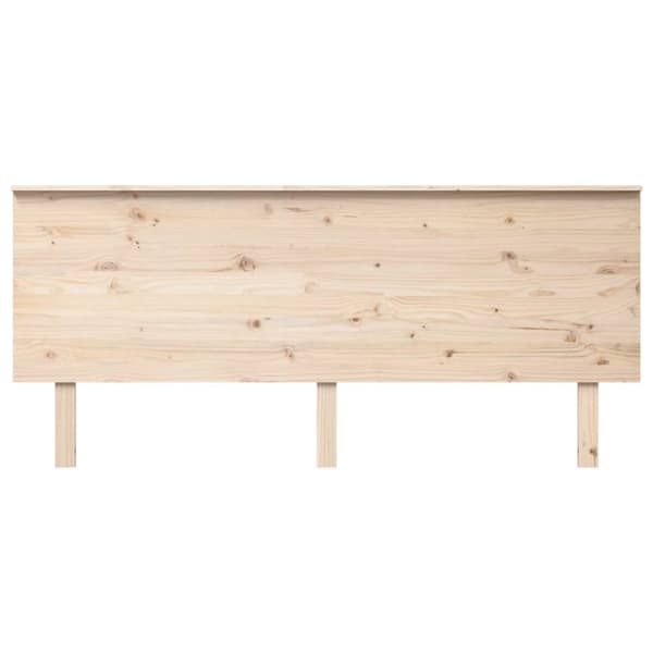 vidaXL Sängynpääty 184x6x82,5 cm täysi mänty