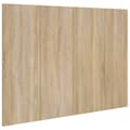 Pikkukuva 2 / 8: vidaXL Sängynpääty Sonoma-tammi 120x1,5x80 cm tekninen puu