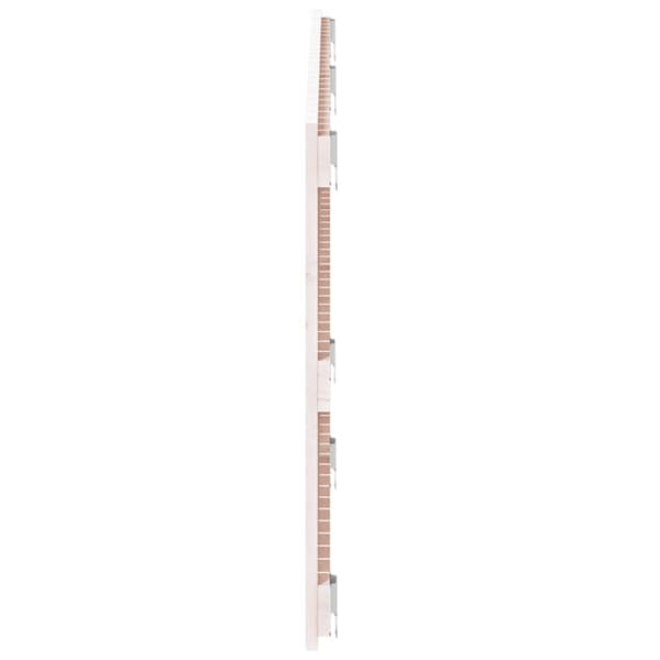 vidaXL sengegavl 159,5x3x60 cm massivt fyrretræ hvid