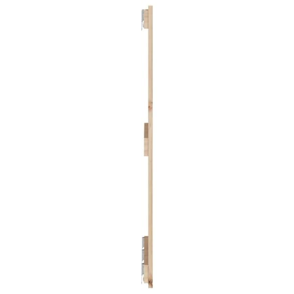 vidaXL Sängynpääty seinälle 166x3x90 cm täysi mänty
