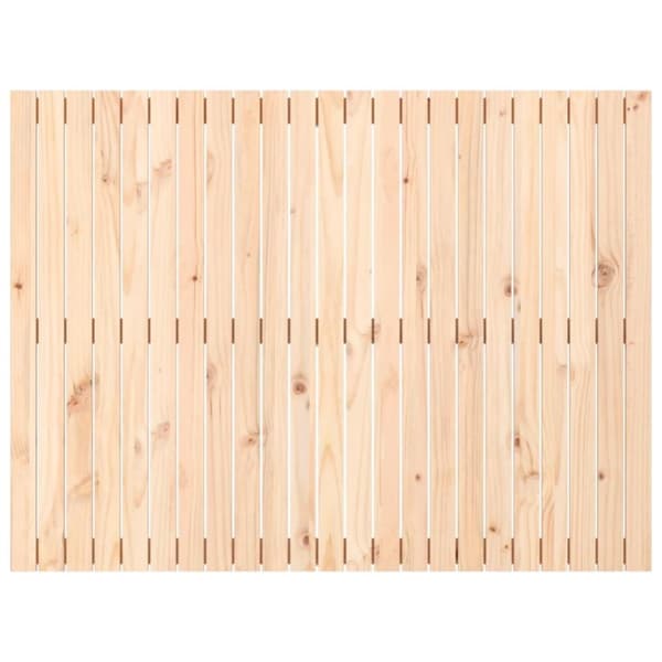 vidaXL sengegavl 146,5x3x110 cm massivt fyrretræ