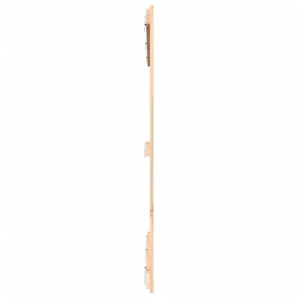 vidaXL sengegavl 146,5x3x110 cm massivt fyrretræ