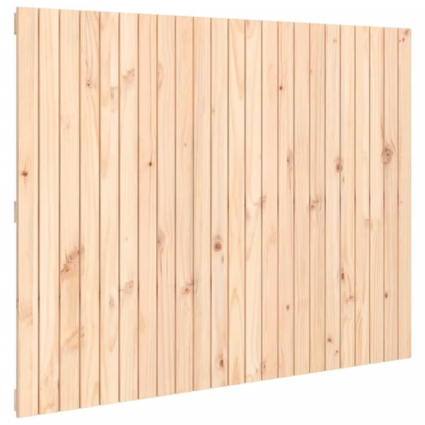 vidaXL sengegavl 146,5x3x110 cm massivt fyrretræ