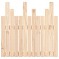 Miniatyrbilde 4 av 9: vidaXL Veggmontert hodegavl 82,5x3x80 cm heltre furu