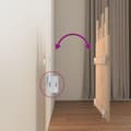 Miniatyrbilde 5 av 9: vidaXL Veggmontert hodegavl 82,5x3x80 cm heltre furu