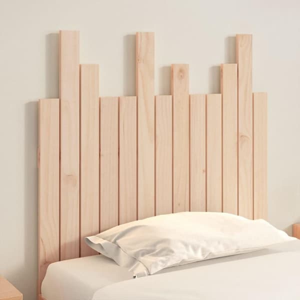 vidaXL Veggmontert hodegavl 82,5x3x80 cm heltre furu