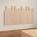 Miniatyrbilde 3 av 9: vidaXL Veggmontert hodegavl 140x3x80 cm heltre furu