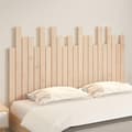 Miniatyrbilde 2 av 9: vidaXL Veggmontert hodegavl 140x3x80 cm heltre furu