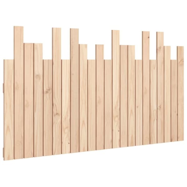 vidaXL Veggmontert hodegavl 140x3x80 cm heltre furu