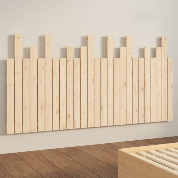 vidaXL Veggmontert hodegavl 159,5x3x80 cm heltre furu