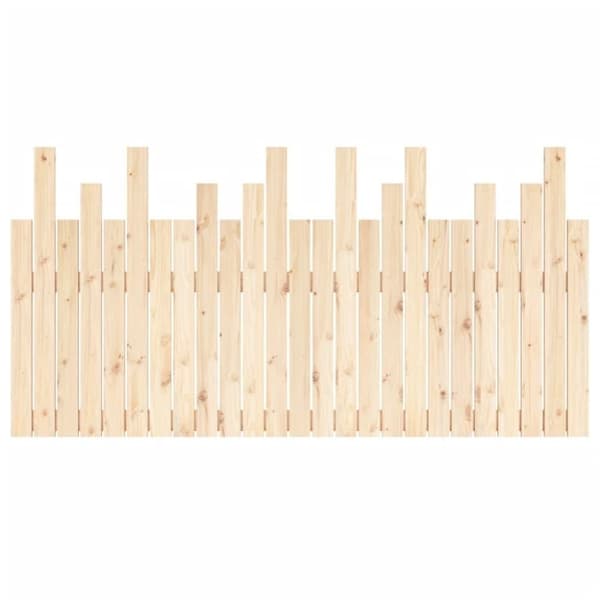 vidaXL Veggmontert hodegavl 159,5x3x80 cm heltre furu
