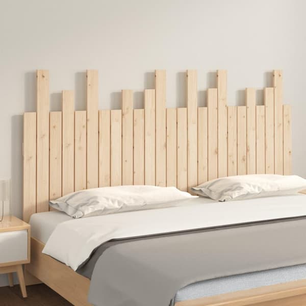 vidaXL Veggmontert hodegavl 159,5x3x80 cm heltre furu