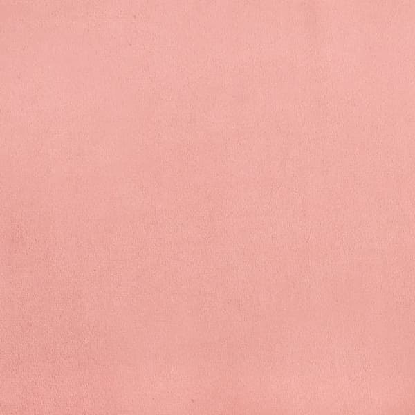 vidaXL Sänggavel med kanter rosa 147x23x78/88 cm sammet