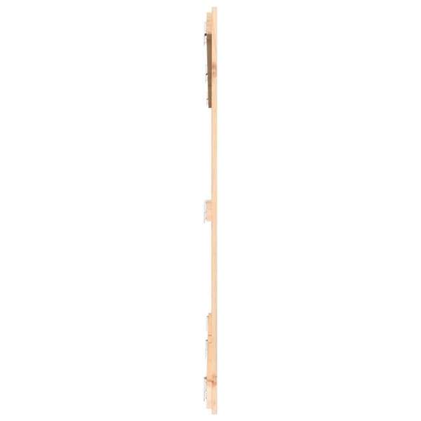 vidaXL Sängynpääty seinälle 204x3x110 cm täysi mänty