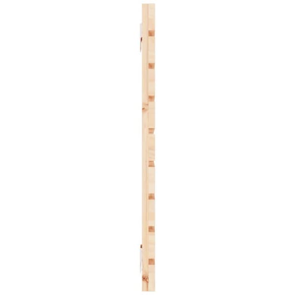 vidaXL sengegavl 146x3x63 cm massivt fyrretræ