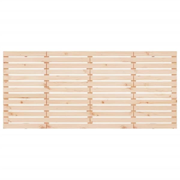 vidaXL sengegavl 156x3x91,5 cm massivt fyrretræ