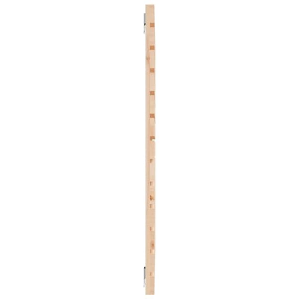 vidaXL Sängynpääty seinälle 141x3x91,5 cm täysi mänty
