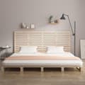 Miniatyrbilde 2 av 9: vidaXL Veggmontert hodegavl 206x3x91,5 cm heltre furu