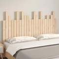 Pikkukuva 2 / 9: vidaXL Sängynpääty seinälle 146,5x3x80 cm täysi mänty