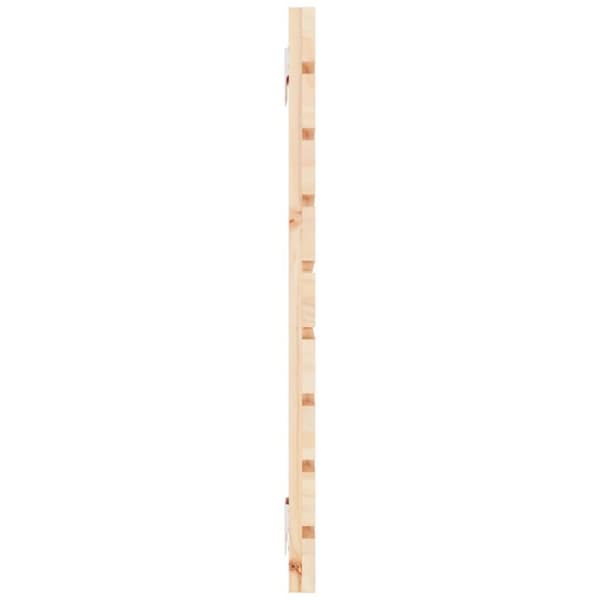 vidaXL Veggmontert hodegavl 141x3x63 cm heltre furu