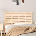 Miniatyrbilde 9 av 9: vidaXL Veggmontert hodegavl 141x3x63 cm heltre furu
